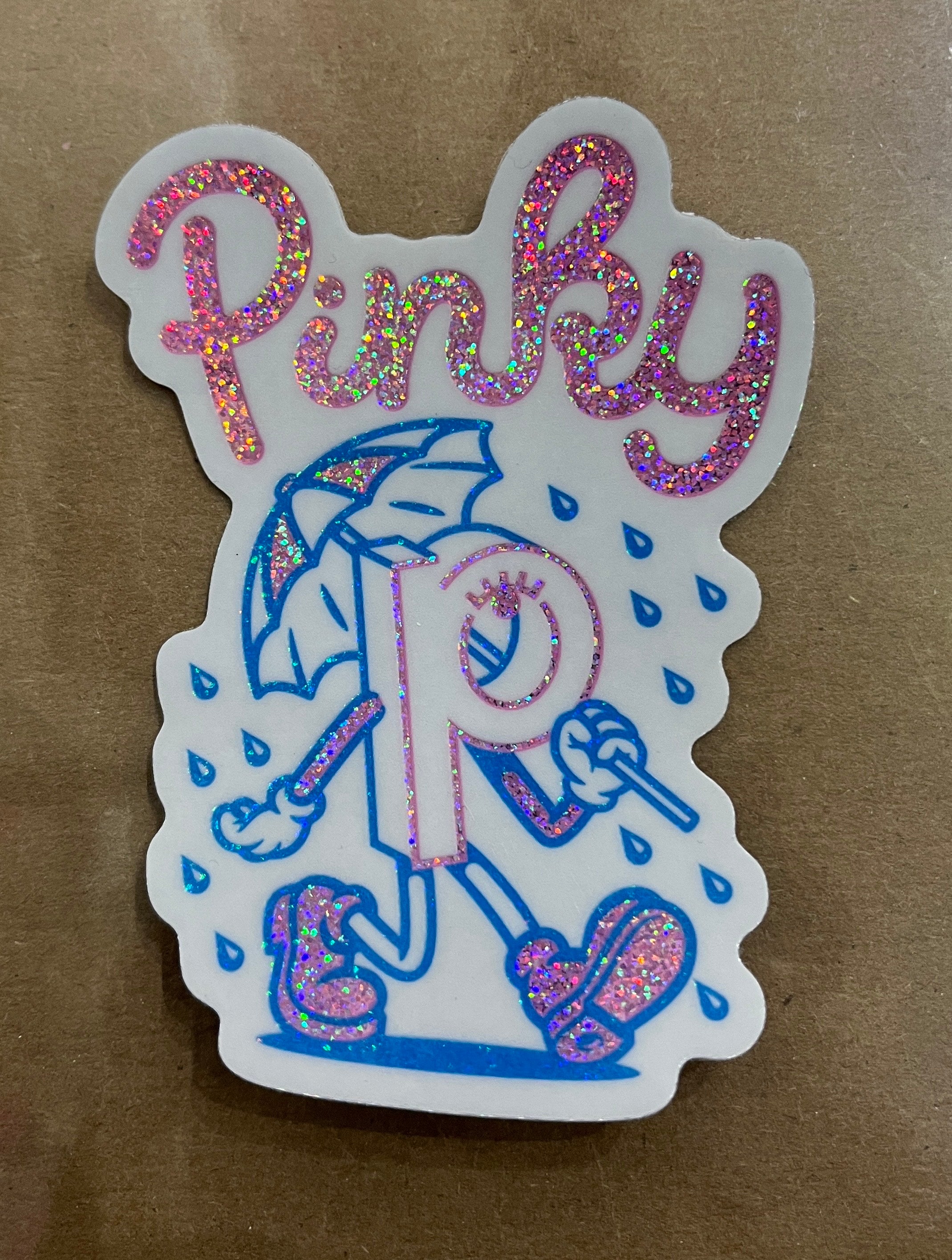 Pinky Umbrella Sticker | PinkyPDX